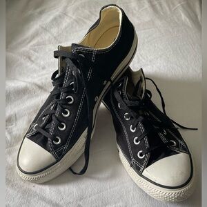 Converse Black and White Canvas Sneakers